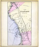 Ellsworth City, Maine State Atlas 1884
